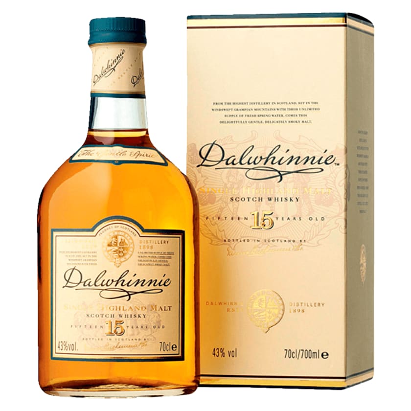 Dalwhinnie Highland Malt Scotch Whisky 15 years 0,7l